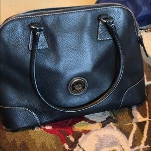 Dooney & Bourke Black Leather Satchel